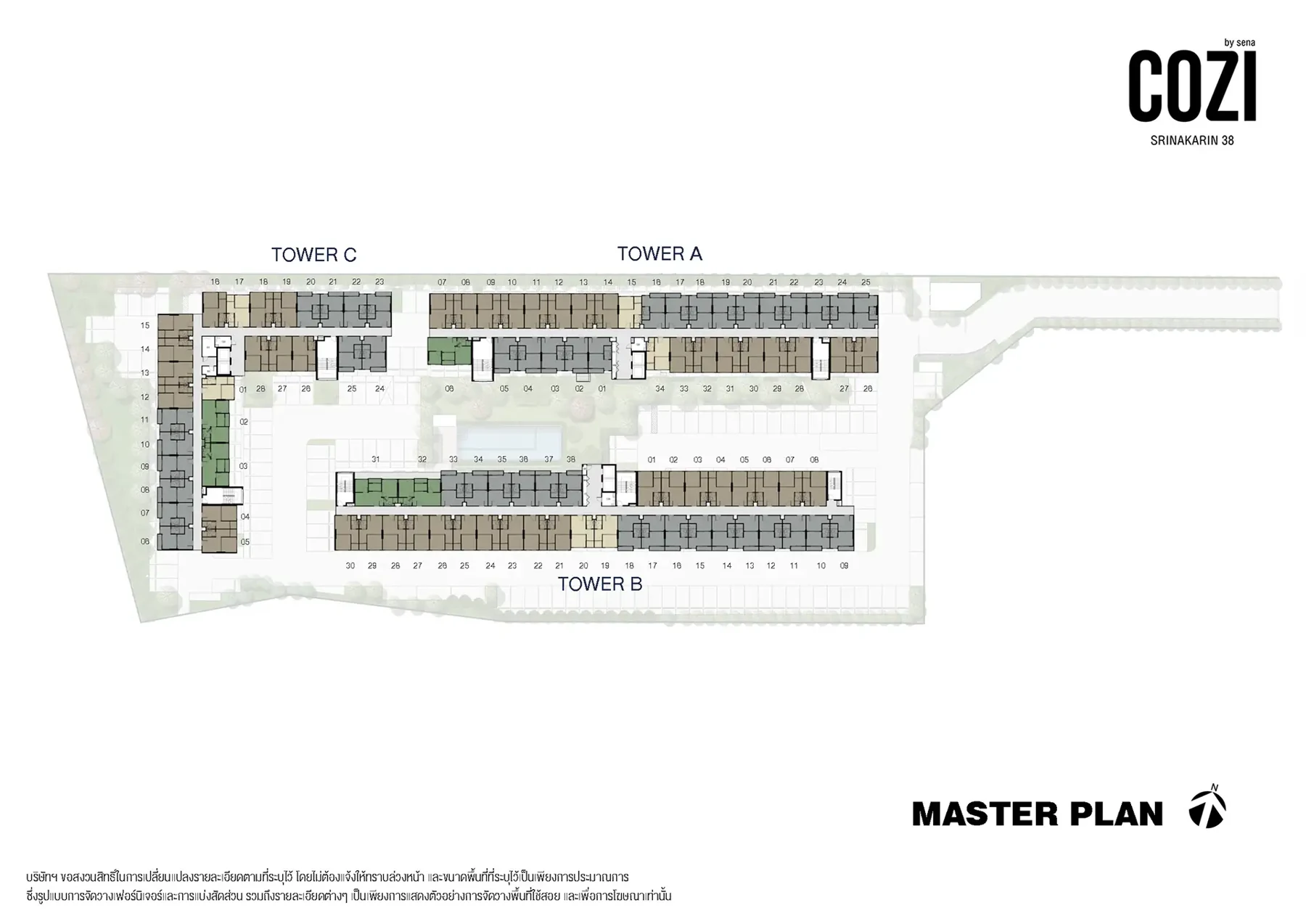 COZI Srinakarin 38 · TYPICAL MASTER PLAN