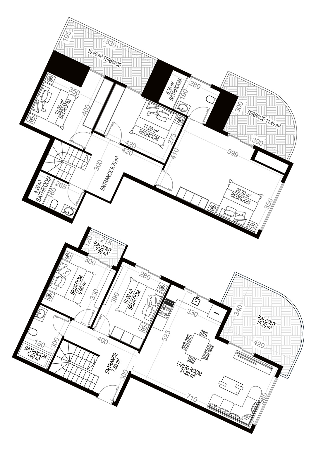 Yekta Sungate Residence · 户型 16 · 5+1 · 213.20 平方米